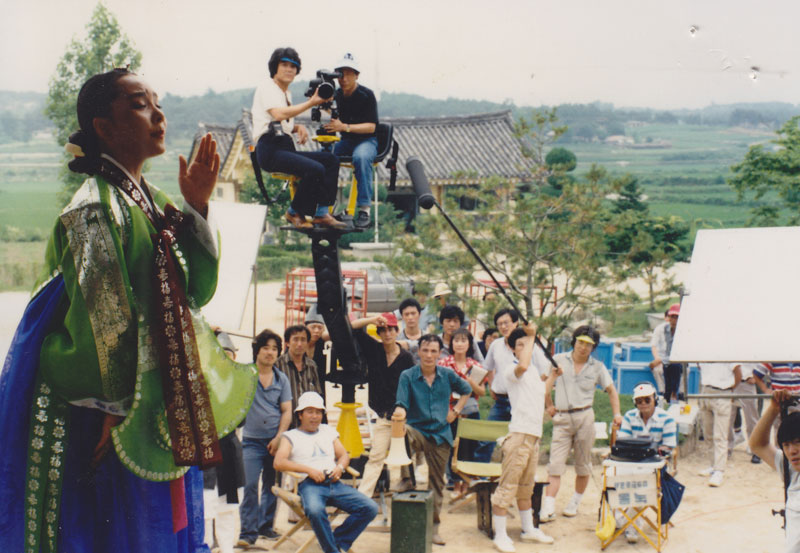 <내시>(이두용, 1986)의 촬영현장